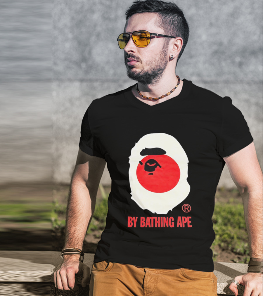 By Bathing Ape Japan Flag T-Shirt