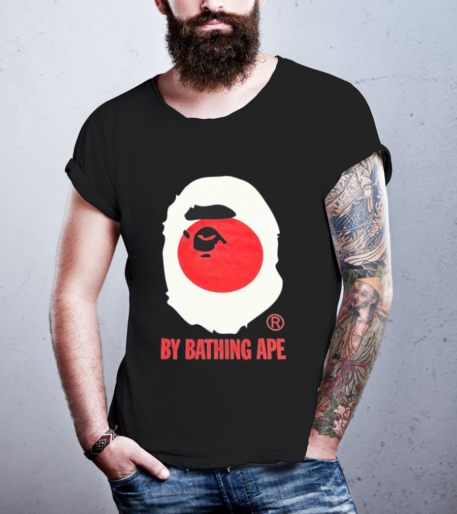 By Bathing Ape Japan Flag T-Shirt