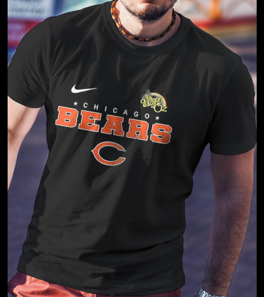 Nike Chicago Bears Lollipop Guild Wizard Of Oz Collaboration T-Shirt