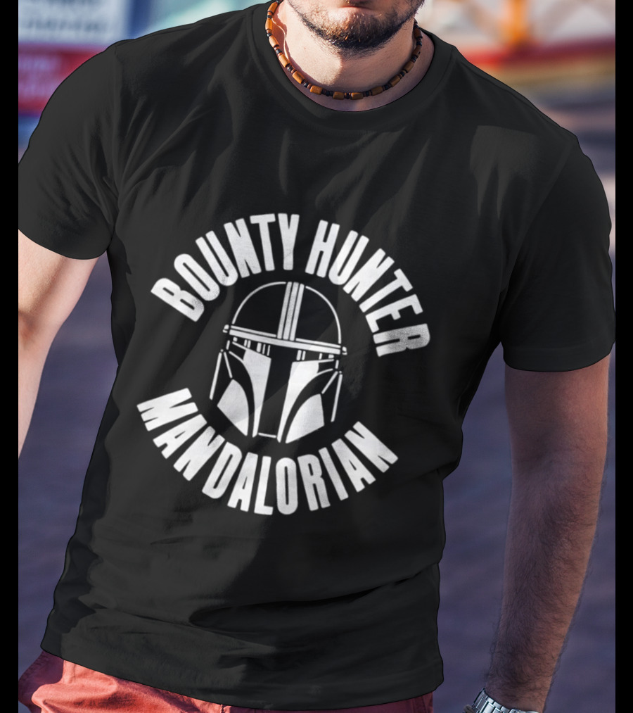 Bounty Hunter Mandalorian Helmet T-Shirt