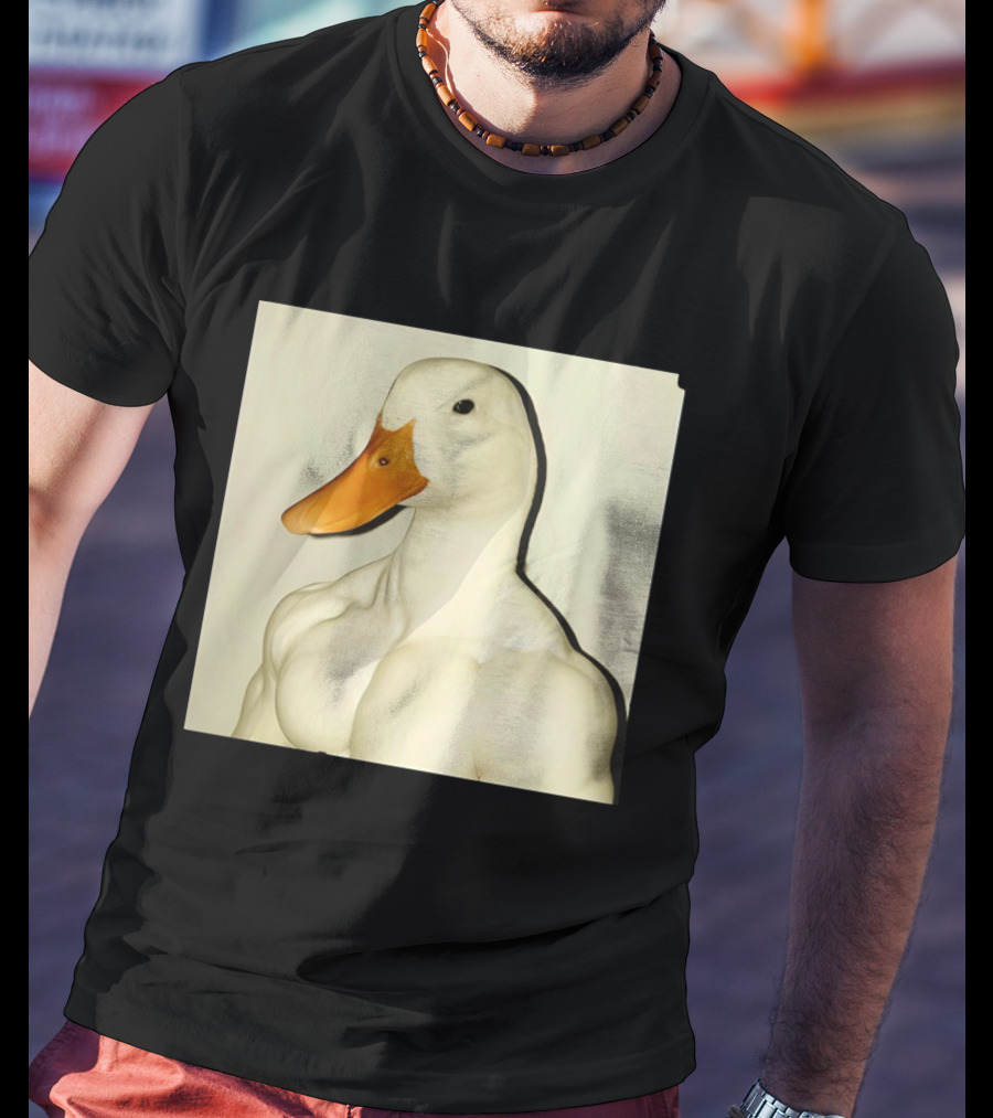 Muscle Goose Meme Buff Animal Bodybuilder Goose T-Shirt