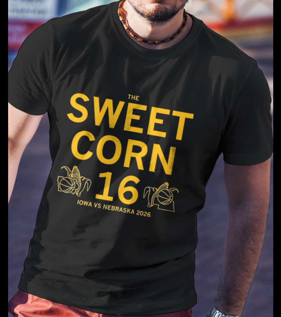Sweet Corn 16 Iowa Vs Nebraska 2026 Corn Huskers T-Shirt