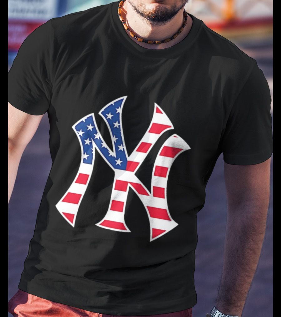 New York Yankees Military Appreciation Red White Blue Stars And Stripes T-Shirt