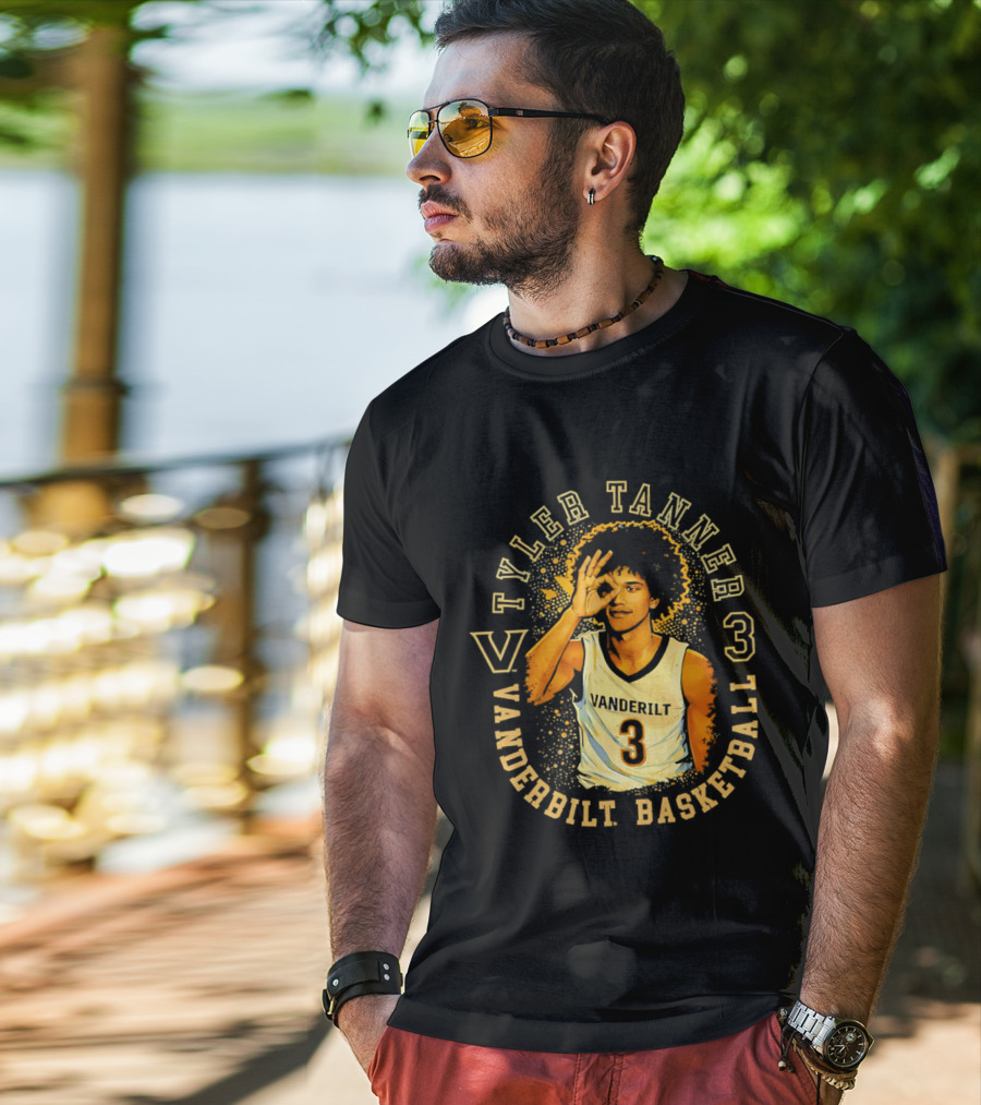Tyler Tanner Vanderbilt Basketball 3 Commodores T-Shirt
