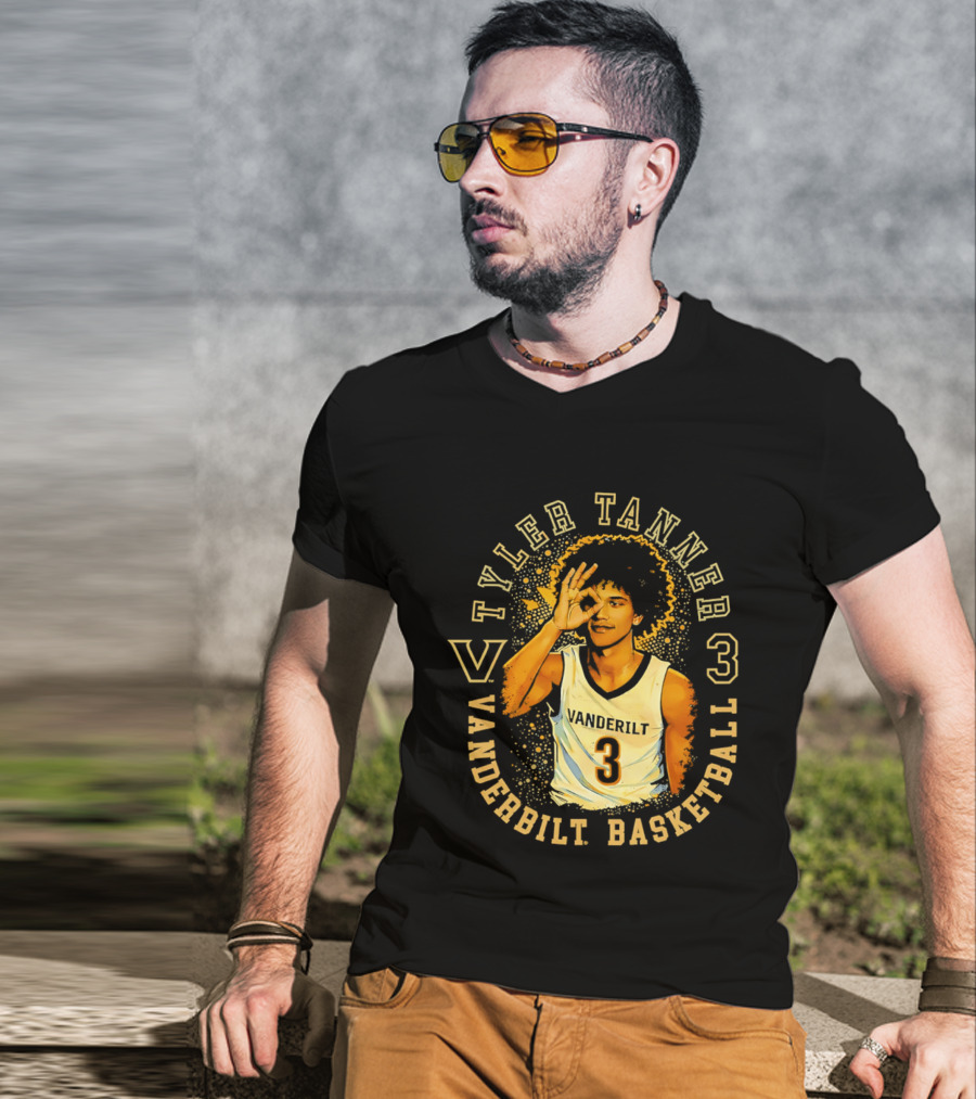 Tyler Tanner Vanderbilt Basketball 3 Commodores T-Shirt
