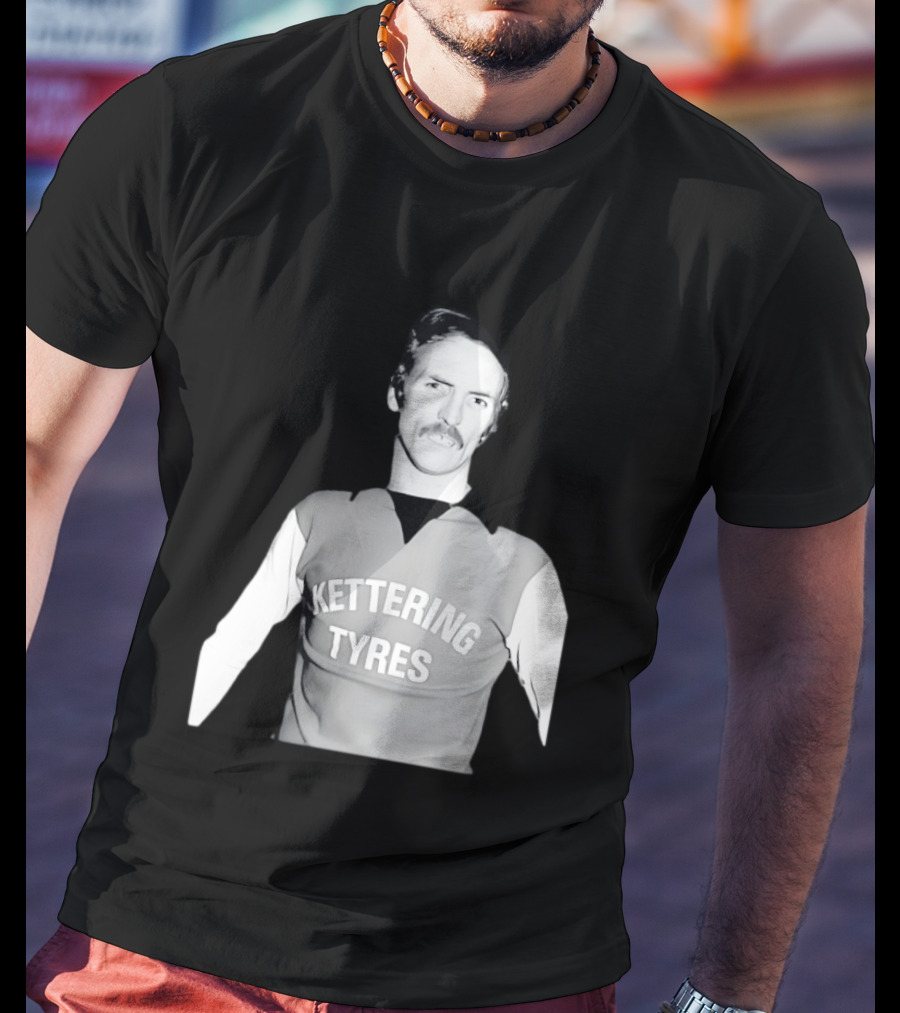 Derek Dougan Kettering Tyres Football Top T-Shirt