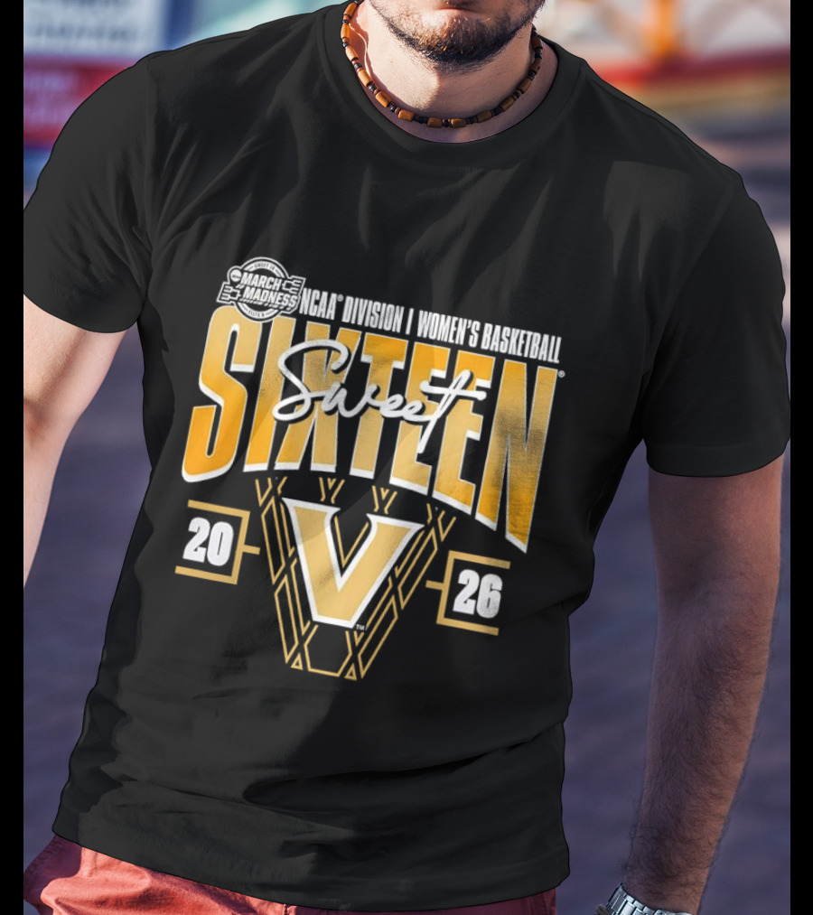 NCAA Sweet Sixteen Vanderbilt Commodores 2026 Women's Basketball Tournament T-Shirt