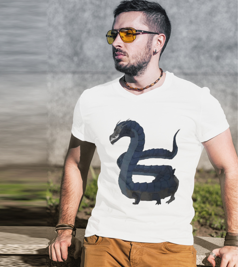 Behir Creature Dungeons And Dragons Fantasy Monster T-Shirt