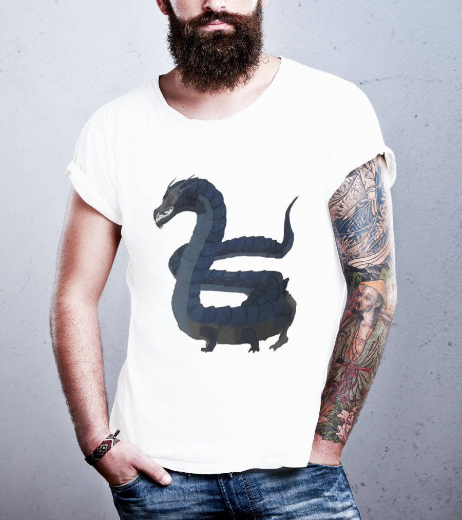 Behir Creature Dungeons And Dragons Fantasy Monster T-Shirt