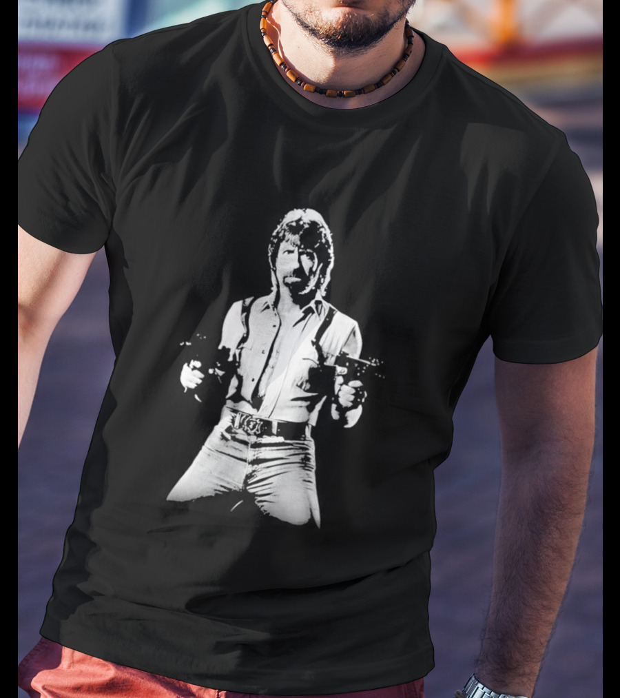 Chuck Norris Movie Star Icon Action Hero Television Series T-Shirt