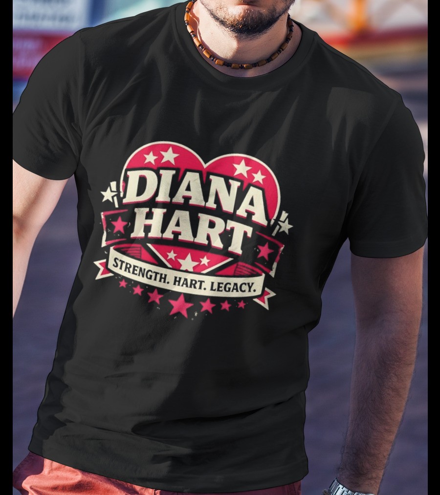 Diana Hart Strength Hart Legacy Stars And Heart T-Shirt