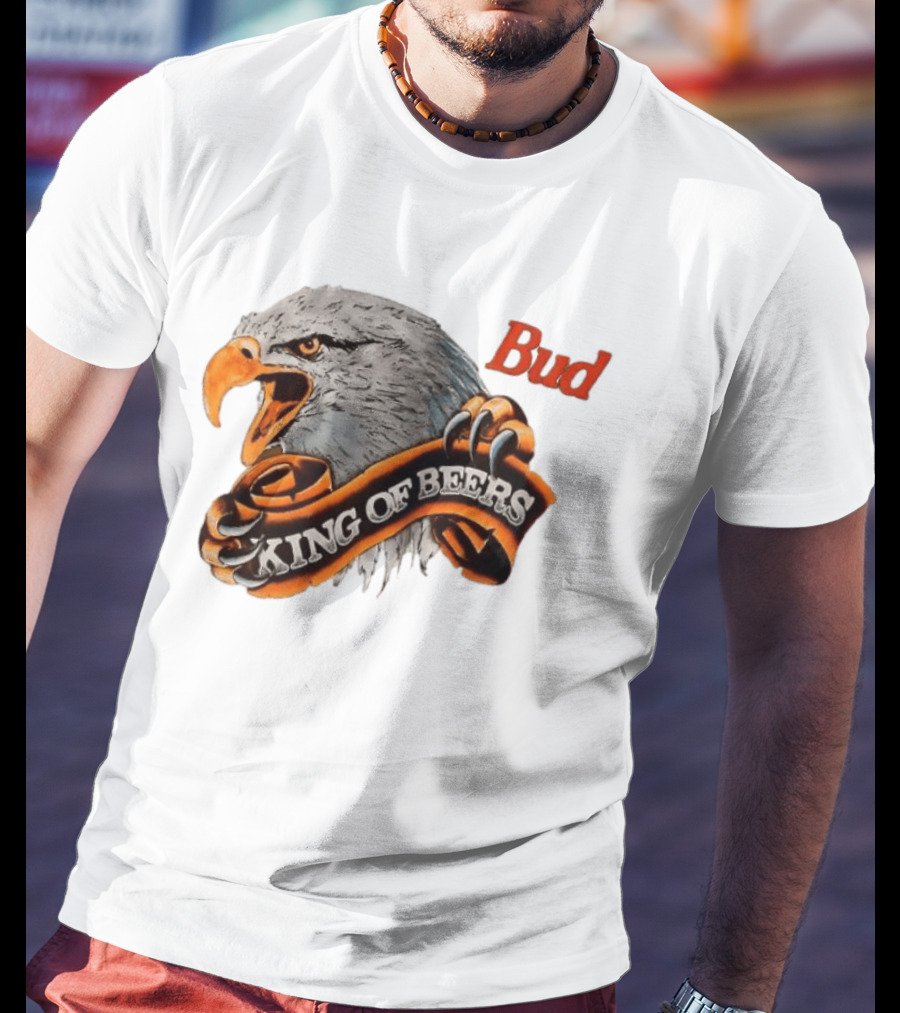Bud King Of Beers Anheuser Busch Eagle T-Shirt