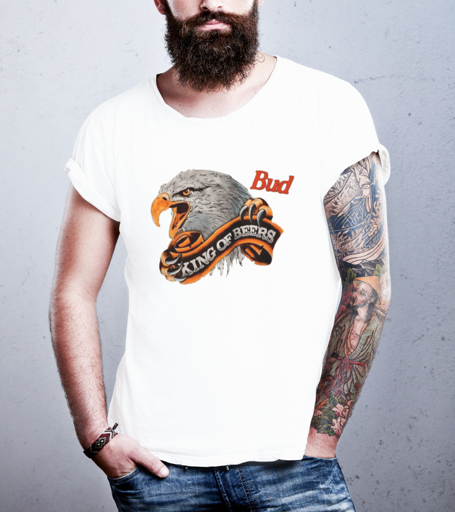 Bud King Of Beers Anheuser Busch Eagle T-Shirt
