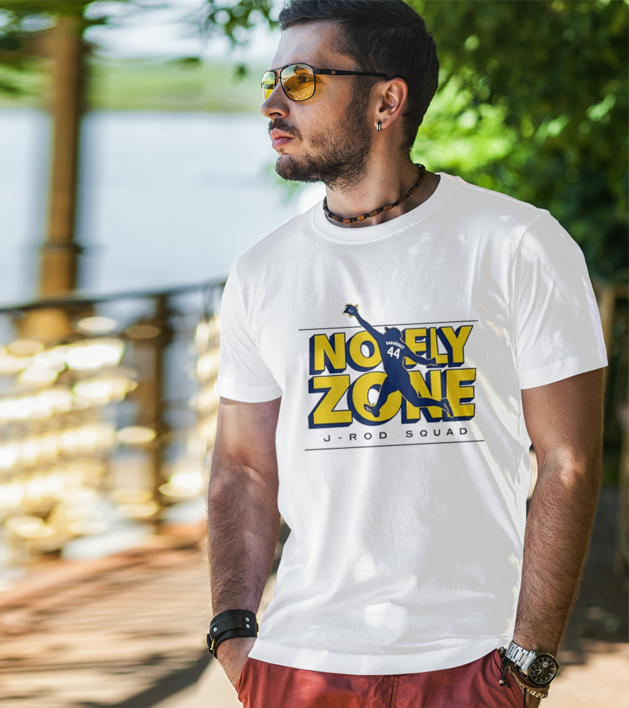 J Rod Squad No Fly Zone Baseball Catch 44 T-Shirt