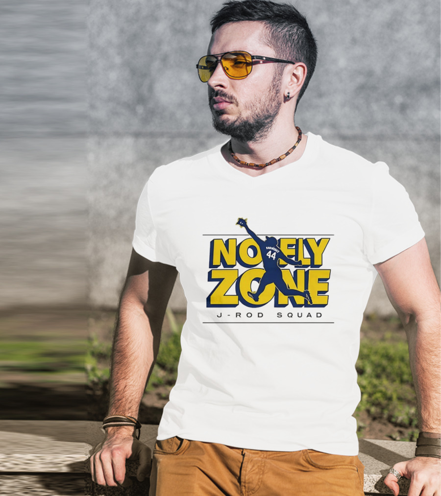 J Rod Squad No Fly Zone Baseball Catch 44 T-Shirt