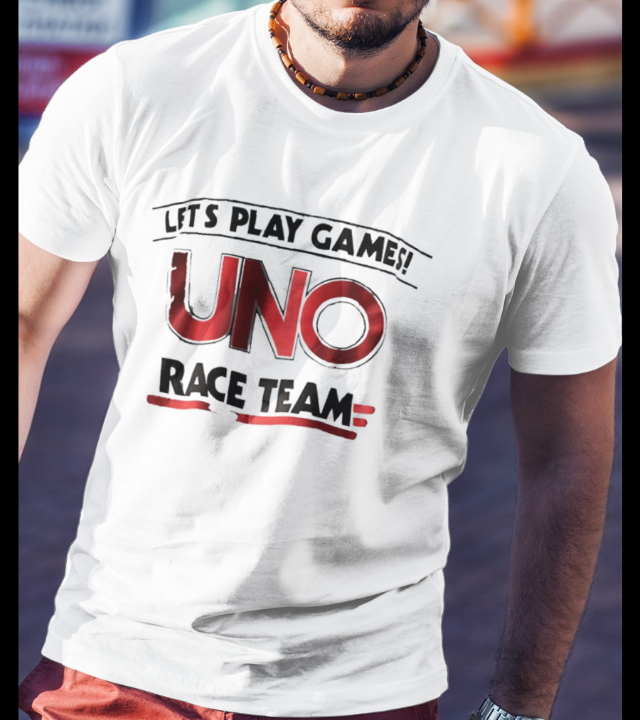 Let's Play Games Uno Race Team T-Shirt