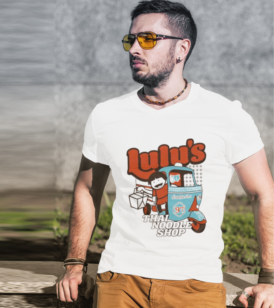 Lulu's Thai Noodle Shop Tuk Tuk Cartoon 97 T-Shirt