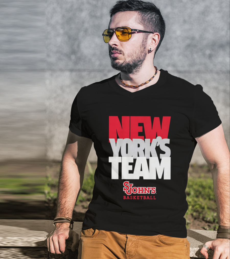New York's Team St John's Basketball T-Shirt