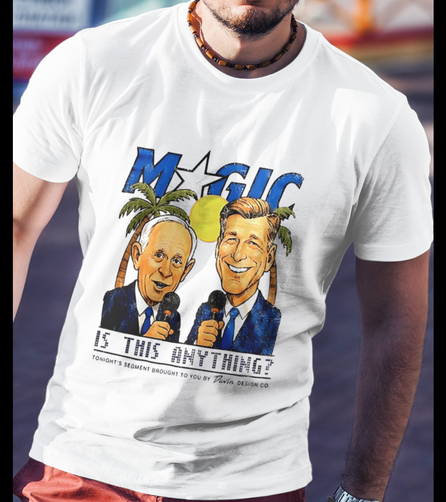Orlando Magic Is This Anything 2026 NBA Champs Palm Trees Caricature T-Shirt