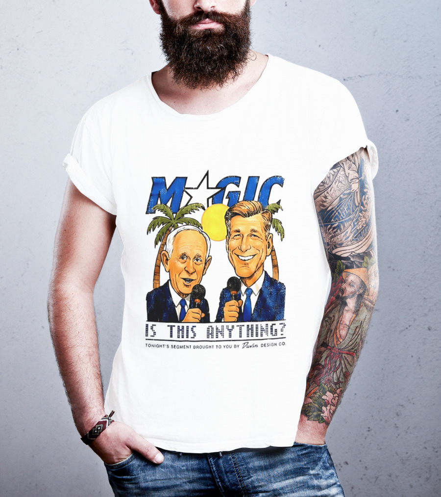 Orlando Magic Is This Anything 2026 NBA Champs Palm Trees Caricature T-Shirt