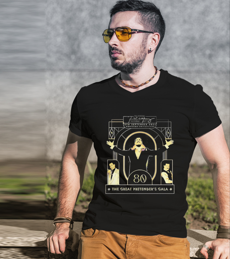 The Freddie Mercury Birthday Party 2026 The Great Pretender's Gala Celebrating Freddie 80th Legendary Legacy T-Shirt