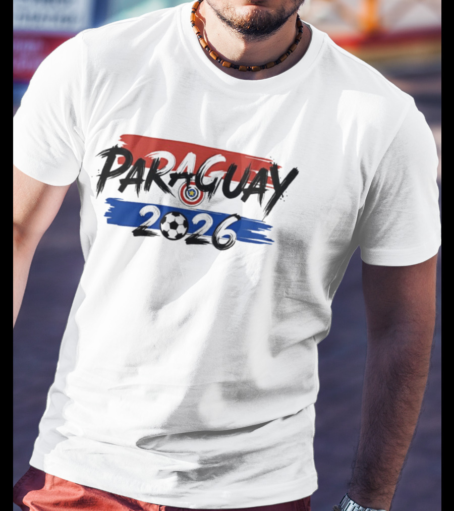 Paraguay 2026 World Cup Soccer Team Fan Gear T-Shirt