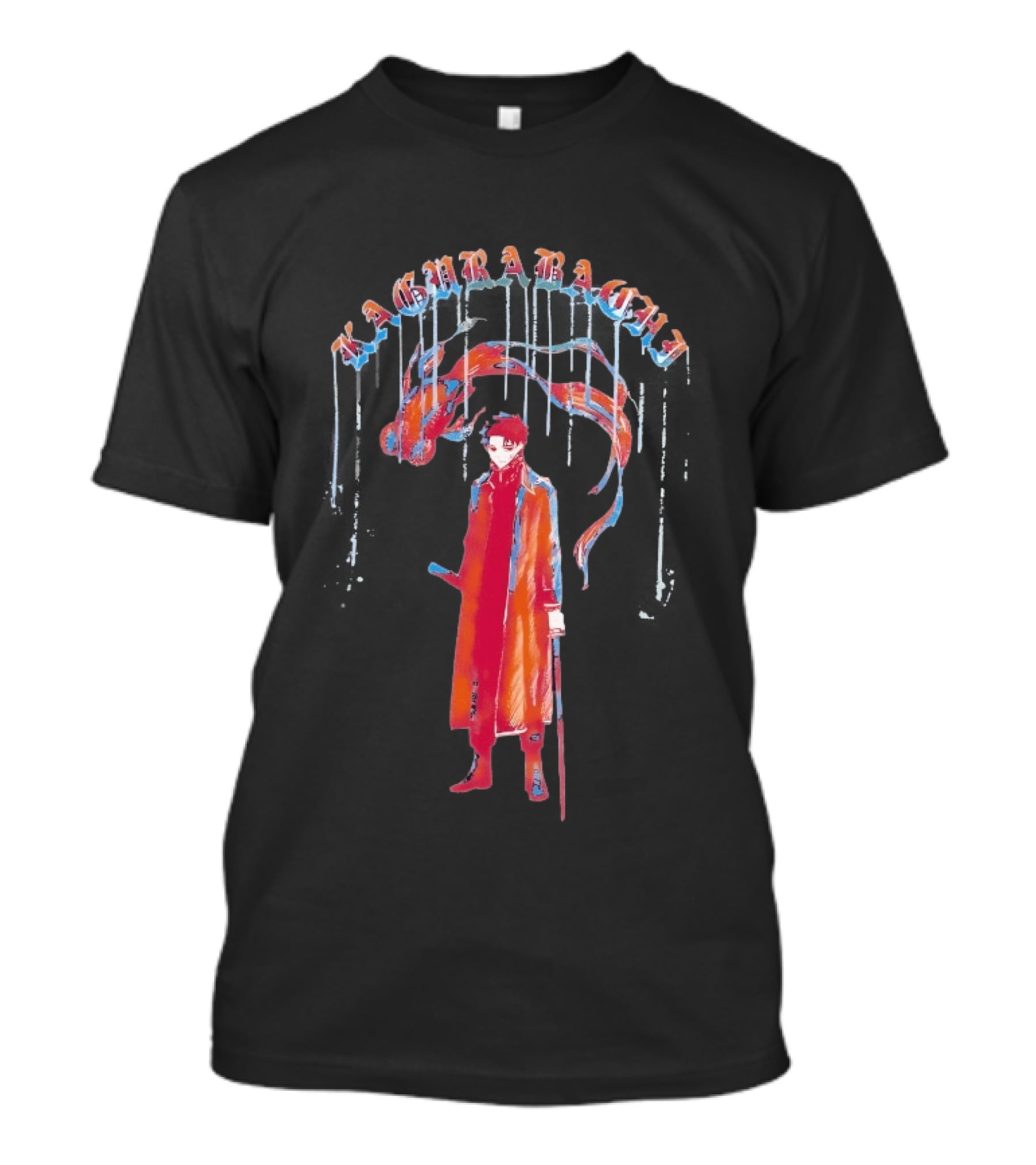 Chihiro Rokuhira Kagurabachi Character Illustration With Dragon T-Shirt