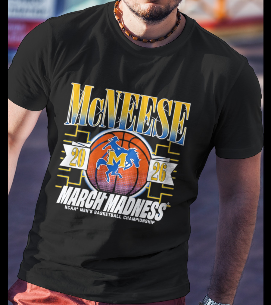 McNeese Cowboys 2026 NCAA Men's Basketball Championship March Madness T-Shirt