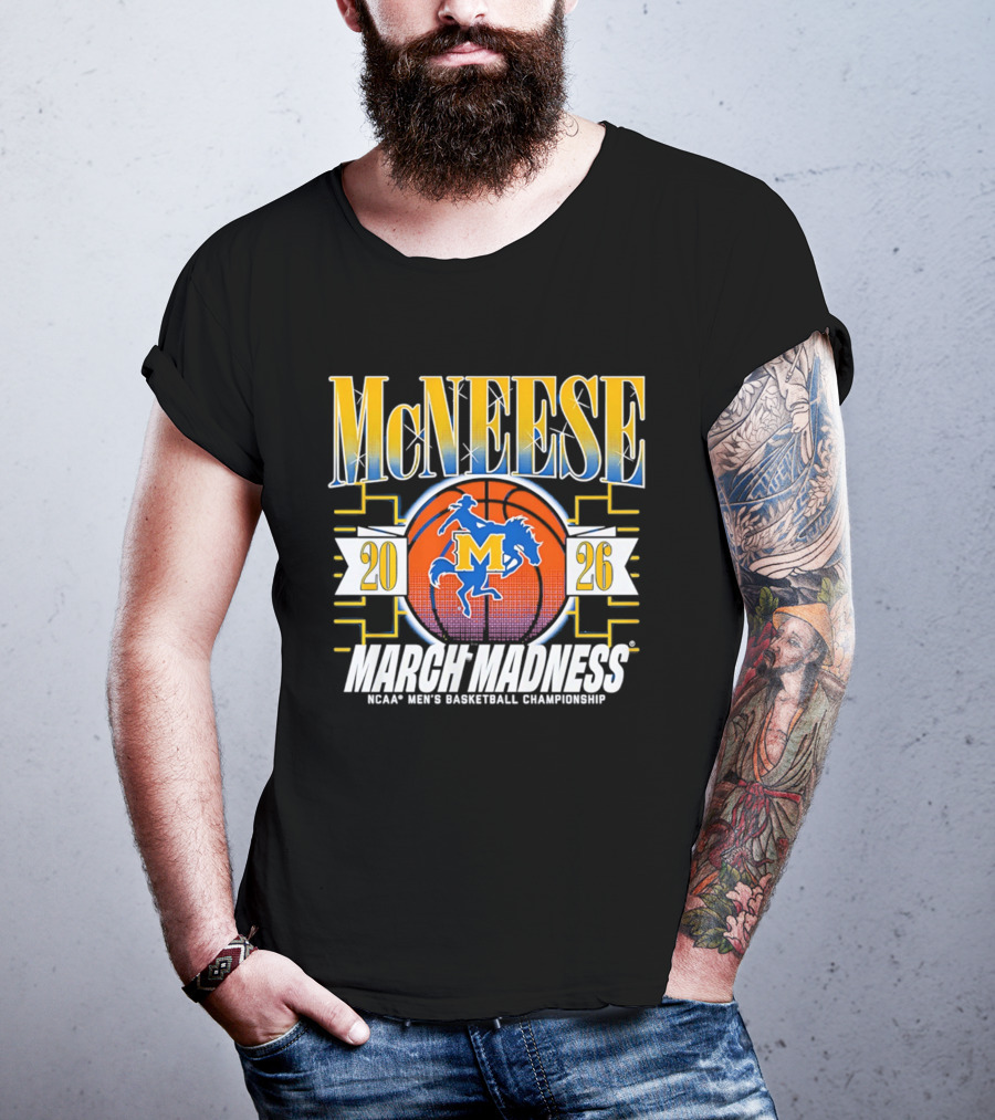 McNeese Cowboys 2026 NCAA Men's Basketball Championship March Madness T-Shirt