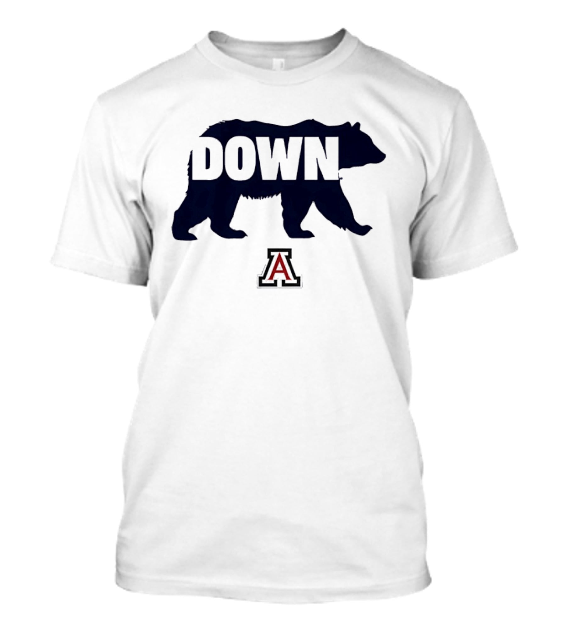 Arizona Wildcats Bear Down Basketball A T-Shirt