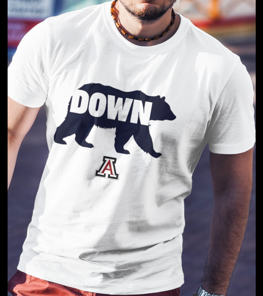 Arizona Wildcats Bear Down Basketball A T-Shirt