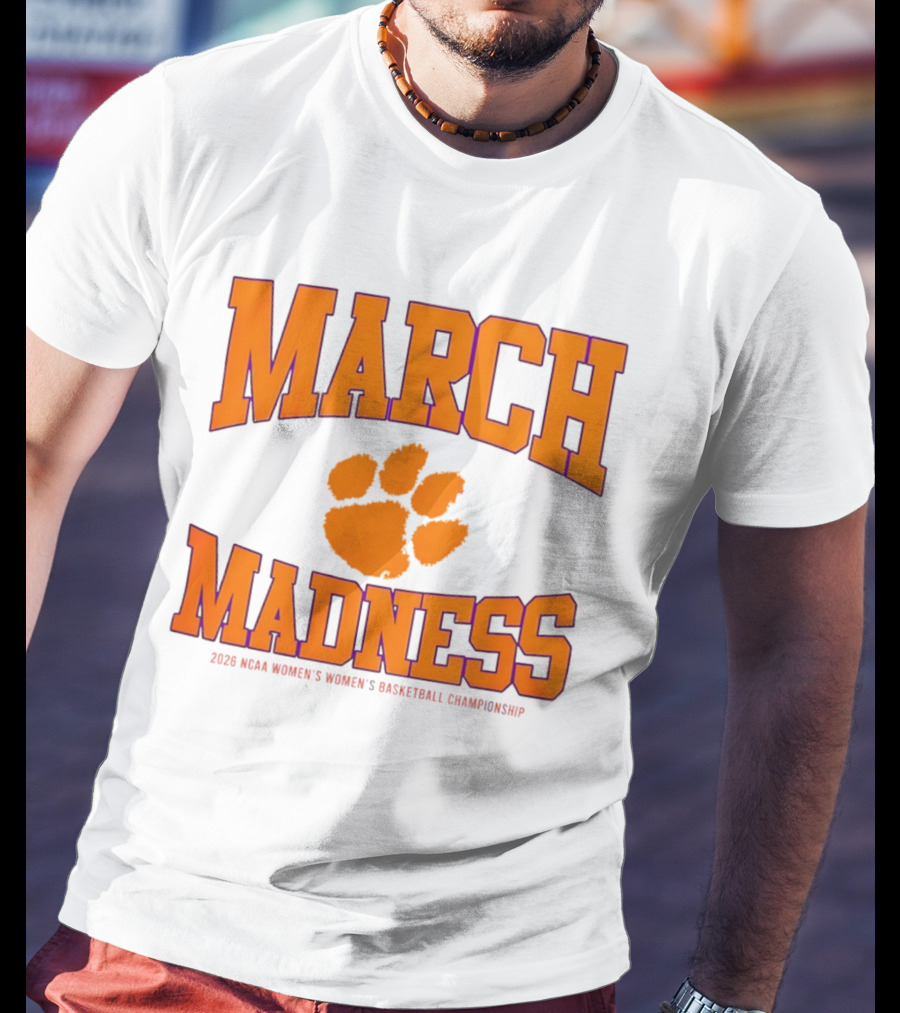 Clemson Tigers Women's Basketball NCAA March Madness 2026 Championship T-Shirt