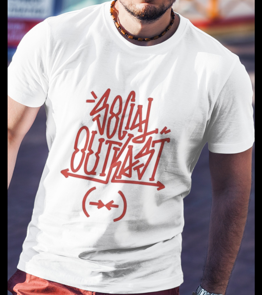 Social Outkast Red Tag Emojis <strong>/##\</strong> T-Shirt