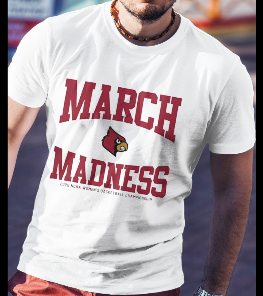 Louisville Cardinals 2026 NCAA Women's Basketball March Madness Championship T-Shirt