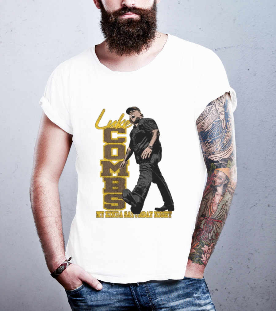 Luke Combs My Kinda Saturday Night Tour 2026 Sideline Collection T-Shirt