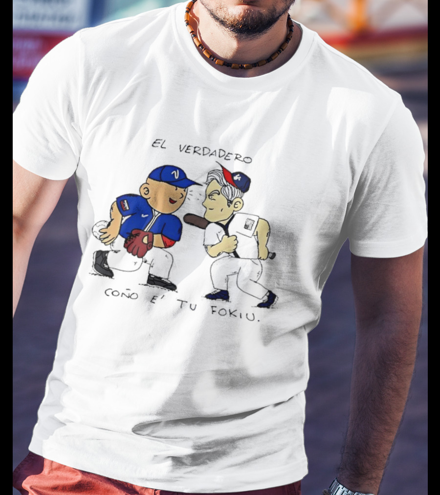Venezuela Vs USA Baseball El Verdadero Cono C U Boniku T-Shirt