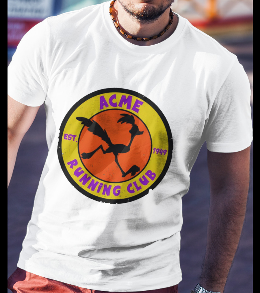 Acme Running Club Est 1949 Road Runner Bird T-Shirt