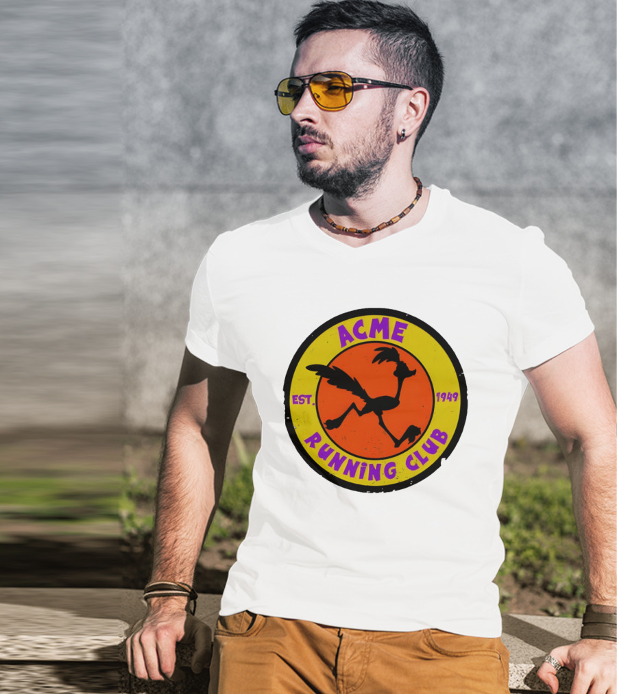 Acme Running Club Est 1949 Road Runner Bird T-Shirt