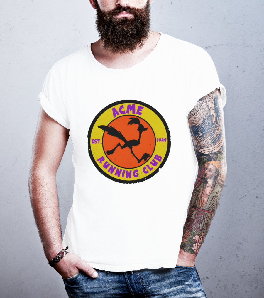 Acme Running Club Est 1949 Road Runner Bird T-Shirt
