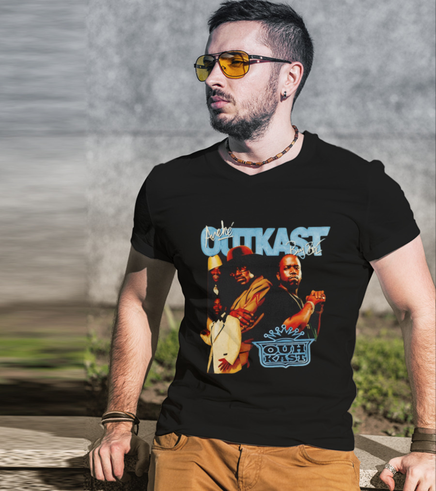 Outkast André 3000 Big Boi Signatures Iconic Hip Hop Collection T-Shirt