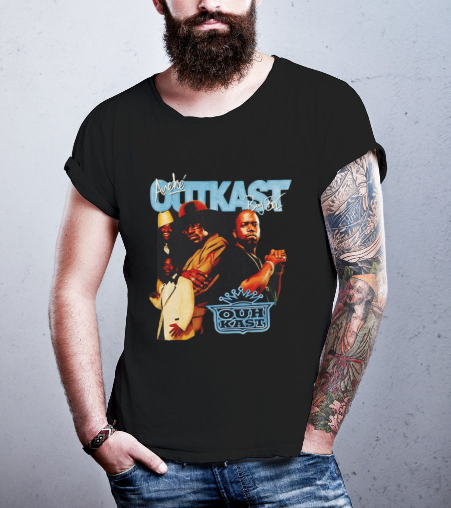 Outkast André 3000 Big Boi Signatures Iconic Hip Hop Collection T-Shirt