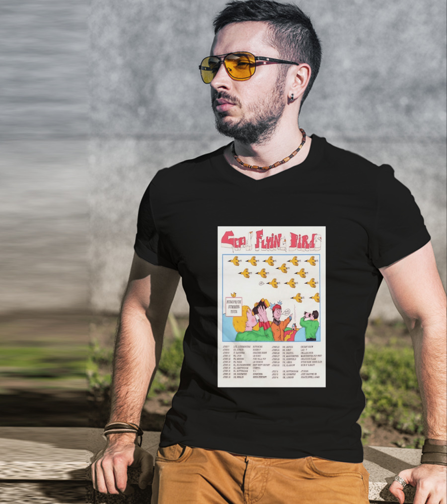 Good Flying Birds Europe UK Summer Tour 2026 Concert Dates T-Shirt