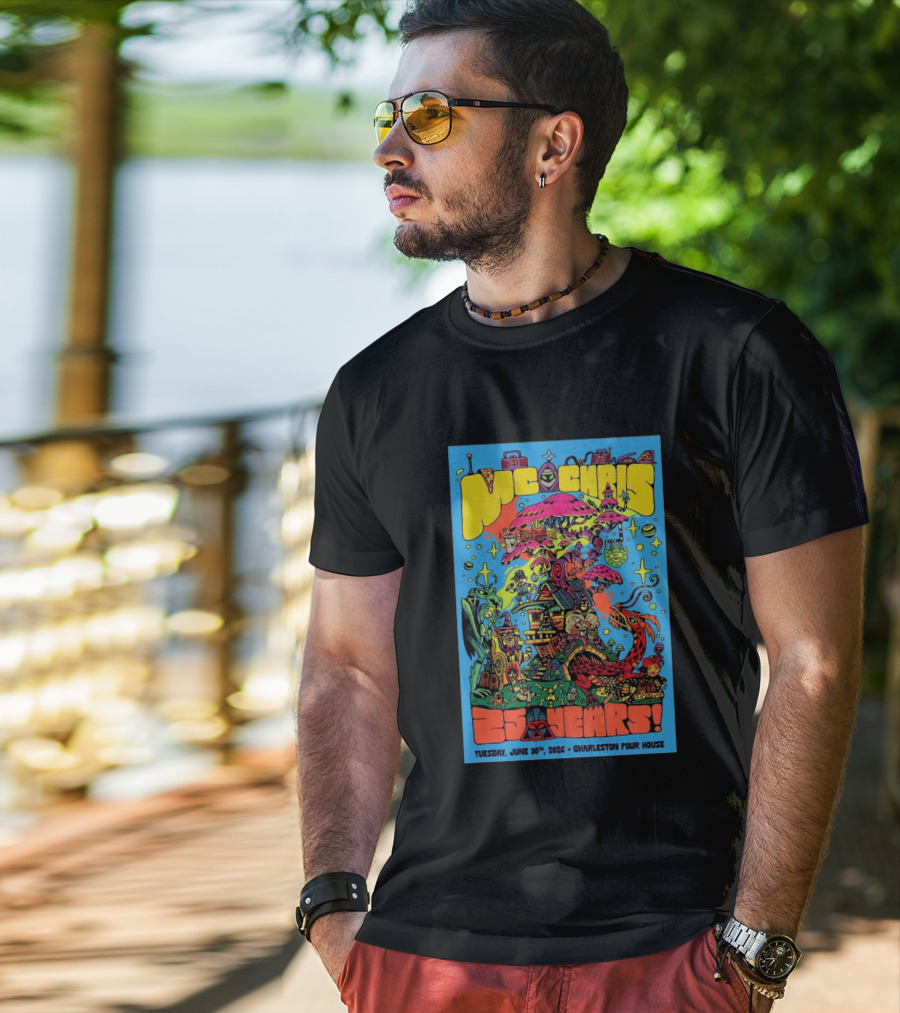 MC Chris 25 Years Charleston Pour House June 30 2026 Psychedelic T-Shirt