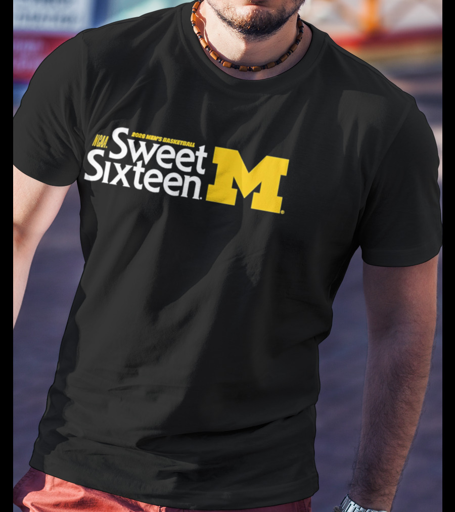 2026 NCAA Men's Basketball Sweet Sixteen Michigan T-Shirt