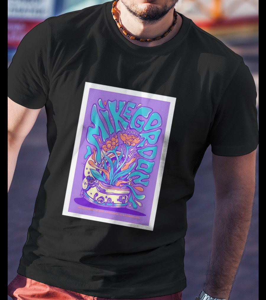 Mike Gordon Neighborhood Theatre Charlotte NC March 19 2026 Psychedelic T-Shirt
