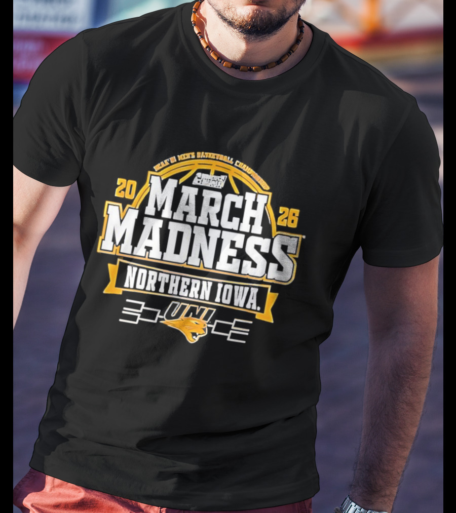 2026 March Madness Northern Iowa Panthers UNI Basketball T-Shirt