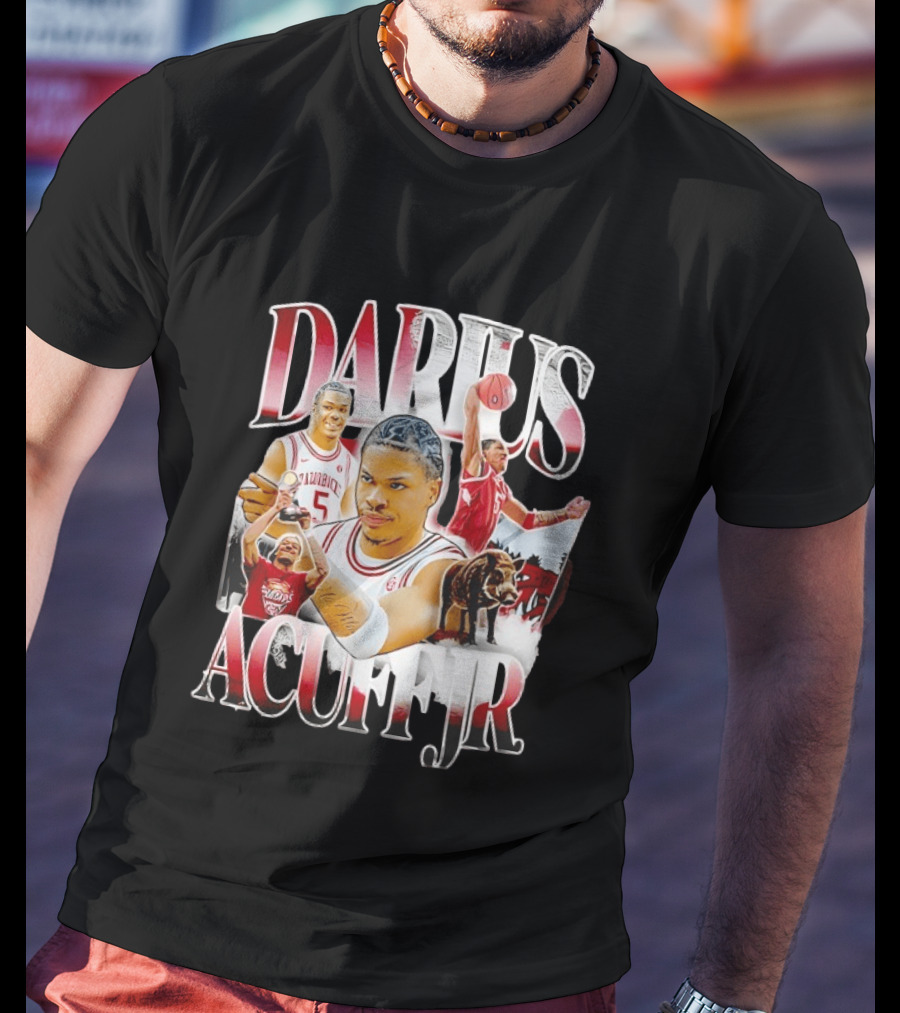Darius Acuff Jr Arkansas Basketball Razorbacks T-Shirt
