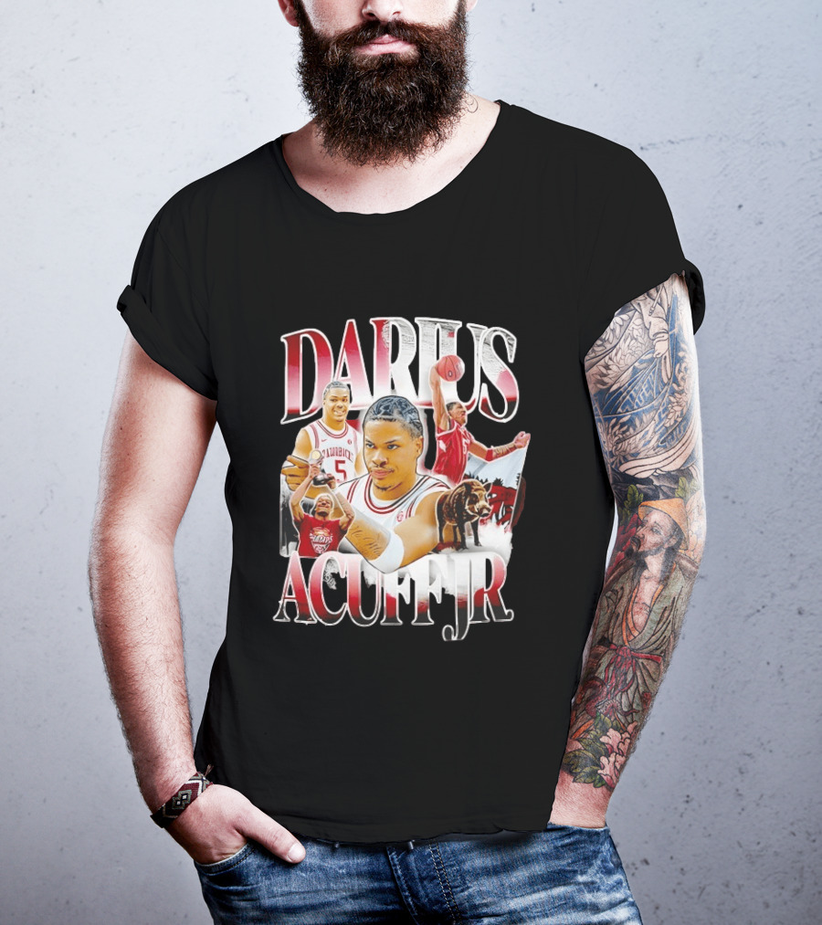 Darius Acuff Jr Arkansas Basketball Razorbacks T-Shirt
