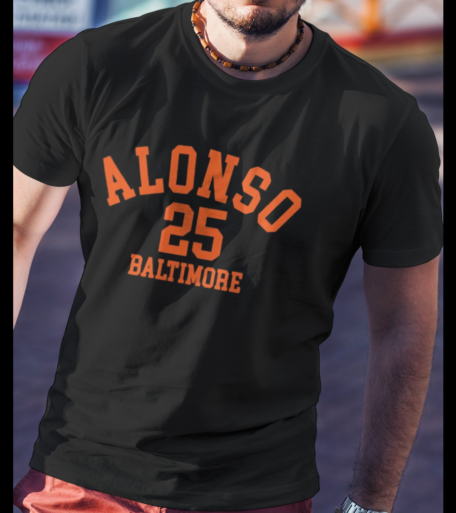 Alonso 25 Baltimore Orioles Baseball T-Shirt