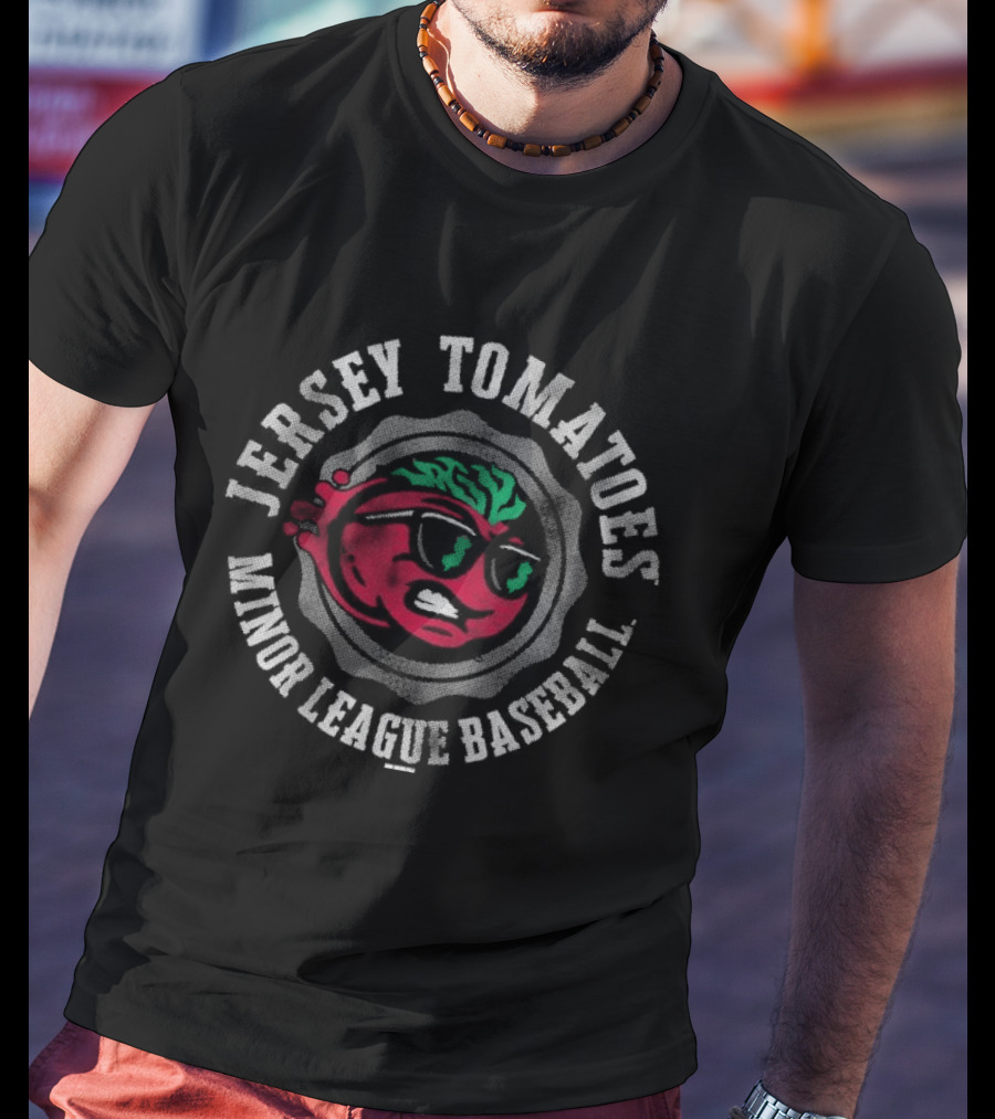 Jersey Shore BlueClaws Tomato Minor League Baseball Jersey T-Shirt